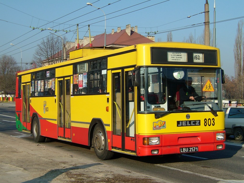 Люблин, MPK/Jelcz 120MT № 3803