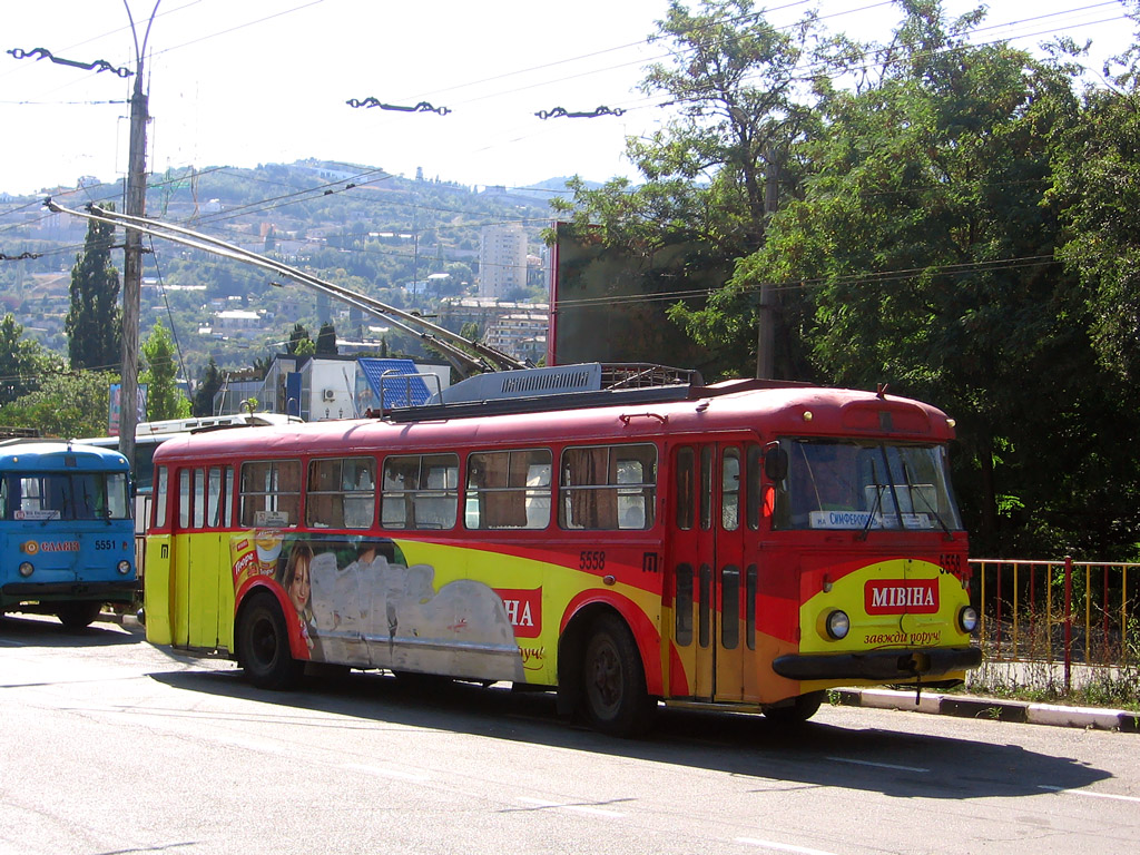 Крымский троллейбус, Škoda 9Tr21 № 5558