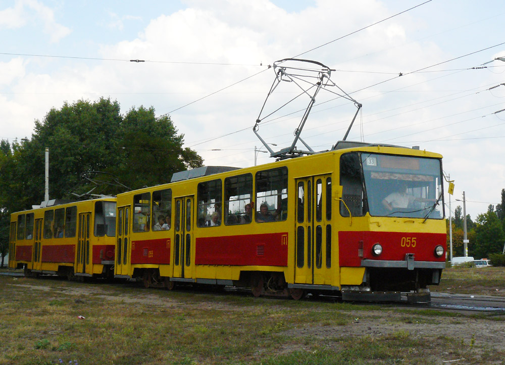 Киев, Tatra T6B5SU № 055