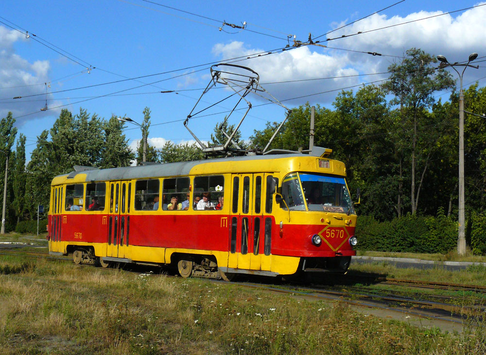 Киев, Tatra T3SU № 5670