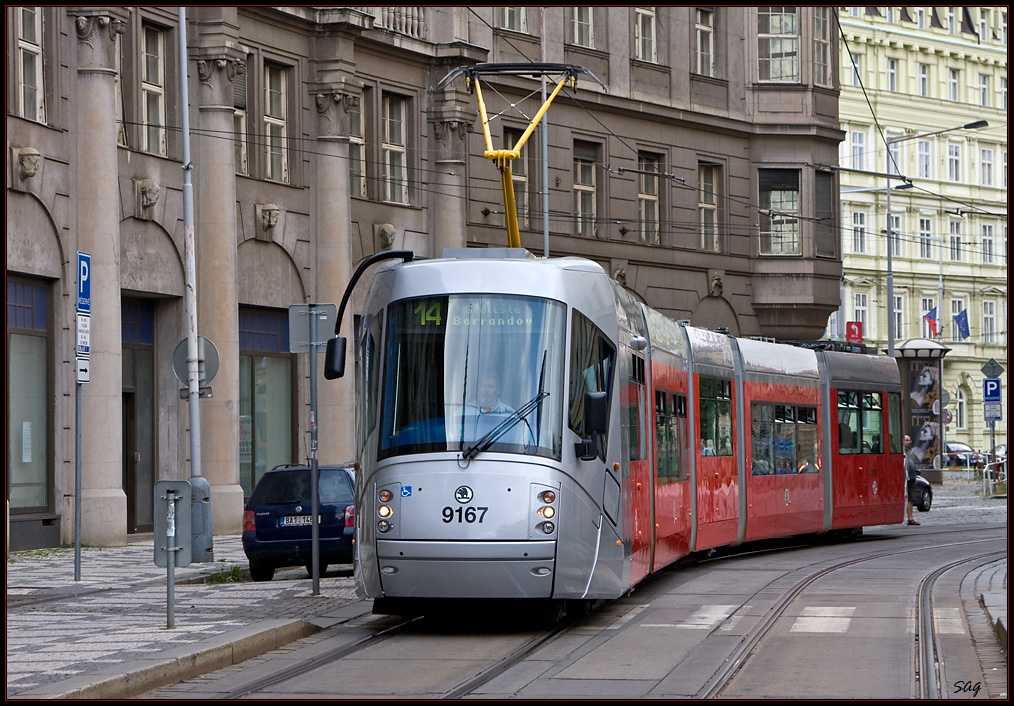Praha, Škoda 14T Elektra № 9167