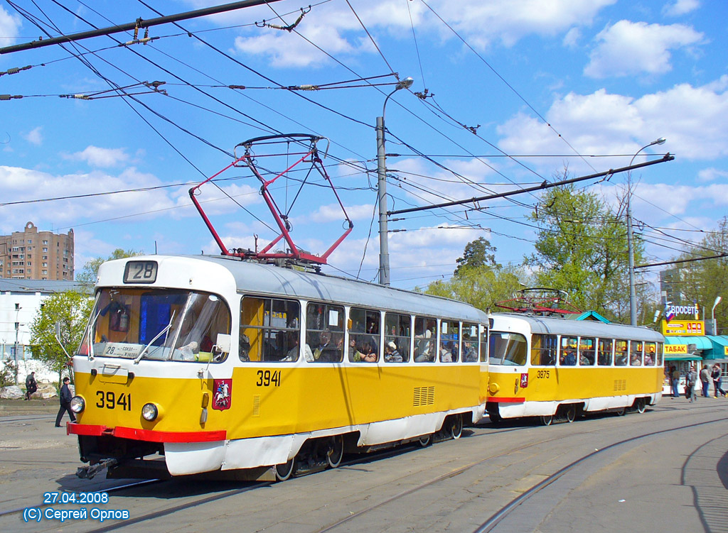 Москва, Tatra T3SU № 3941 Москва, Tatra T3SU № 3941