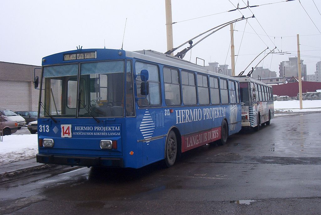 Каунас, Škoda 14Tr89/6 № 313