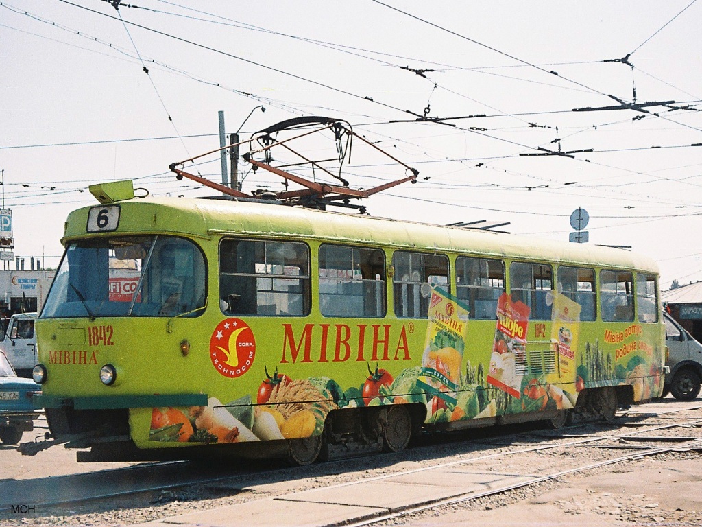 Харьков, Tatra T3SU № 1842