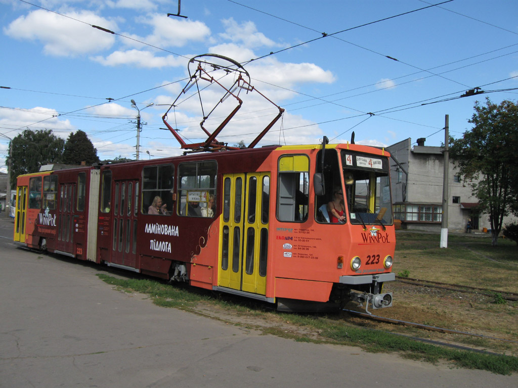 Винница, Tatra KT4SU № 223