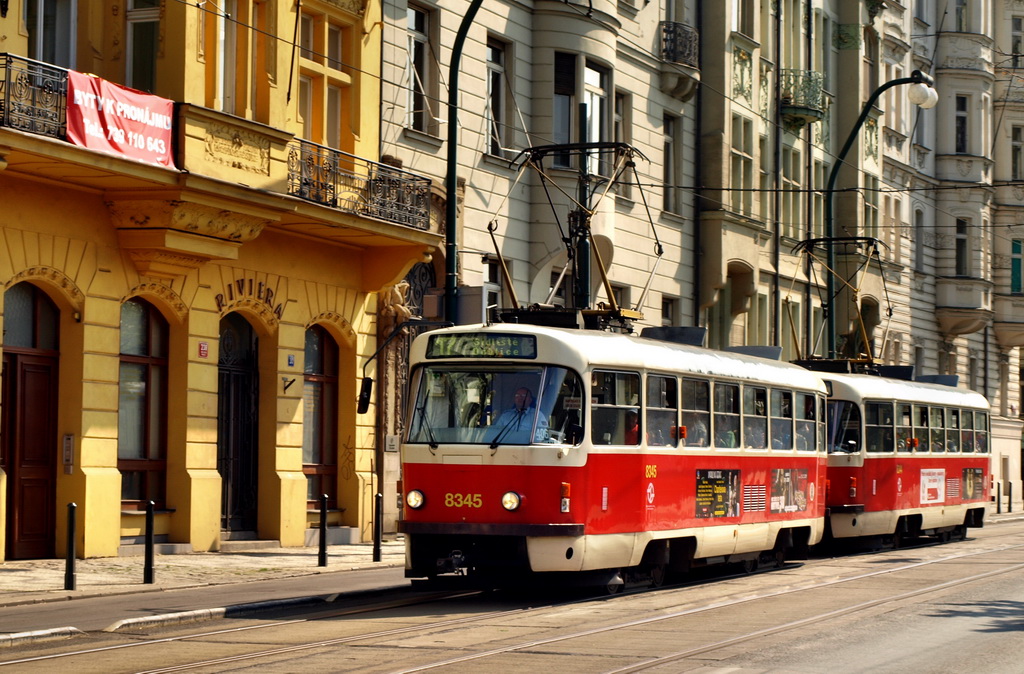 Prague, Tatra T3R.P № 8345