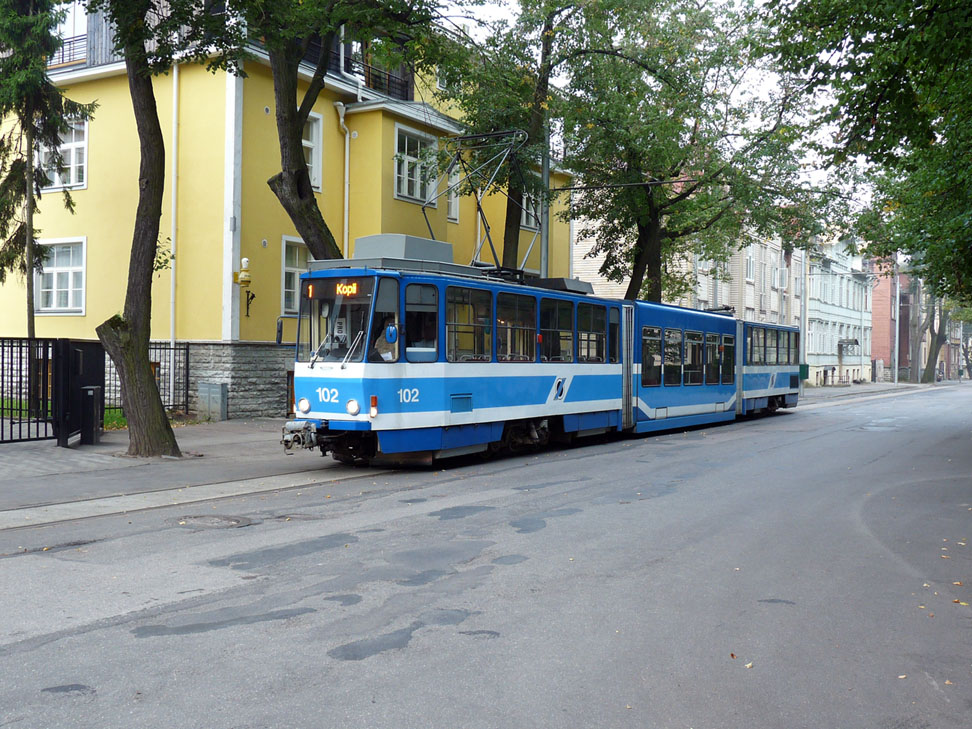Таллин, Tatra KT6T № 102