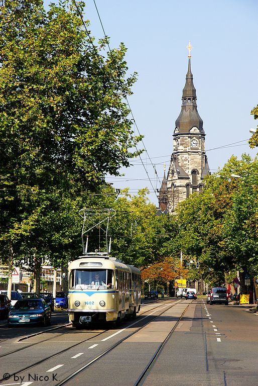 Leipzig, Tatra T4D Nr. 1602