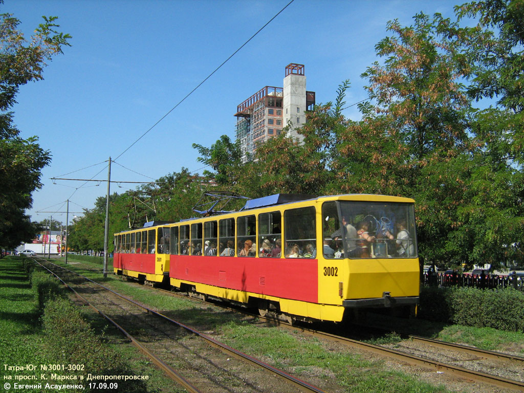 Dnipras, Tatra-Yug T6B5 № 3002