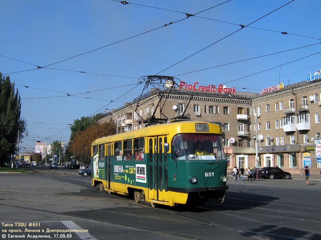 Каменское, Tatra T3SU № 651