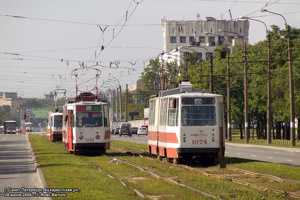 Санкт-Петербург, ЛВС-86К № 1074; Санкт-Петербург, ЛВС-86К № 1046