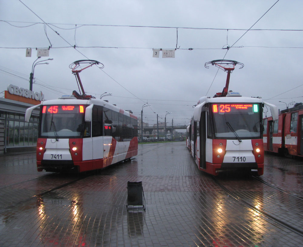 Санкт-Петербург, 71-153 (ЛМ-2008) № 1411; Санкт-Петербург, 71-152 (ЛВС-2005) № 1111