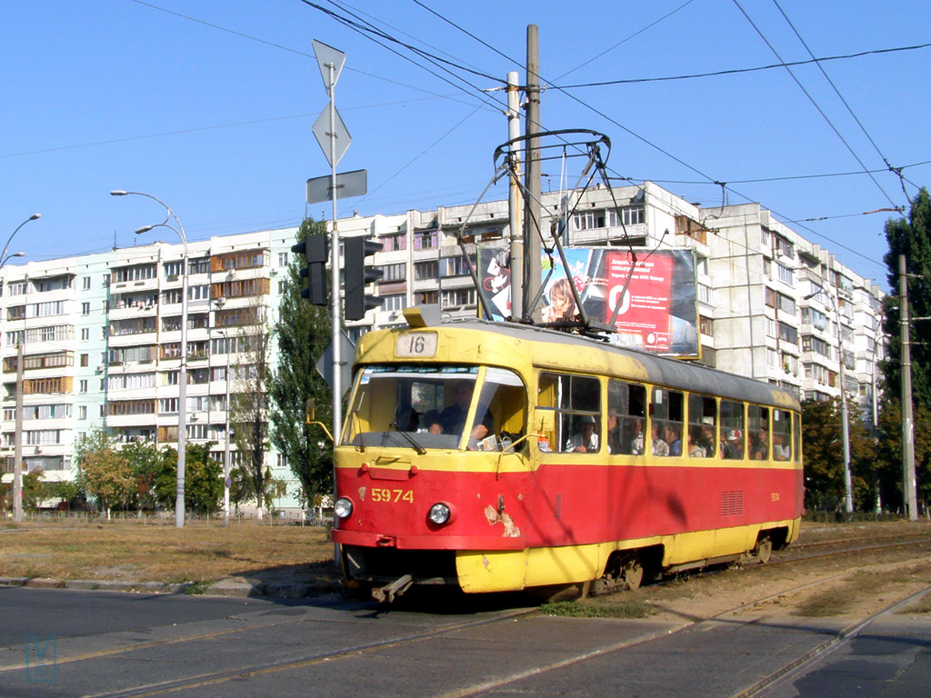 Киев, Tatra T3SU № 5974