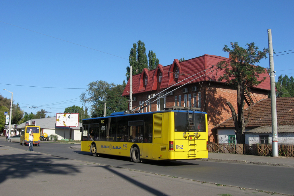 Кривой Рог, ЛАЗ E183D1 № 662
