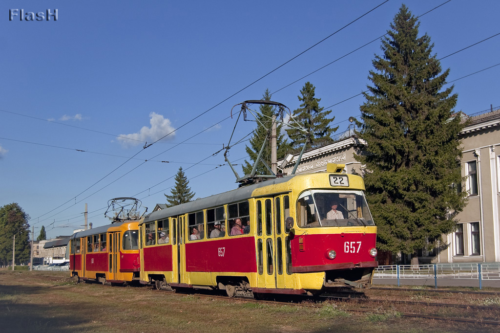 Харьков, Tatra T3SU № 657