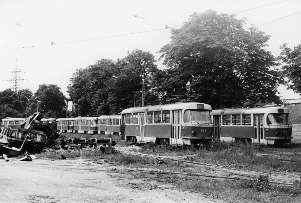 Калининград, Tatra T4SU № 287; Калининград, Tatra T4SU № 199