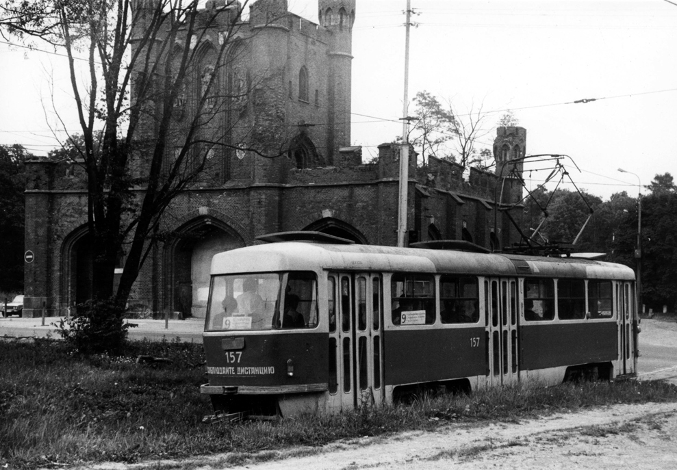 Kaliningrad, Tatra T4SU № 157; Kaliningrad — Old photos
