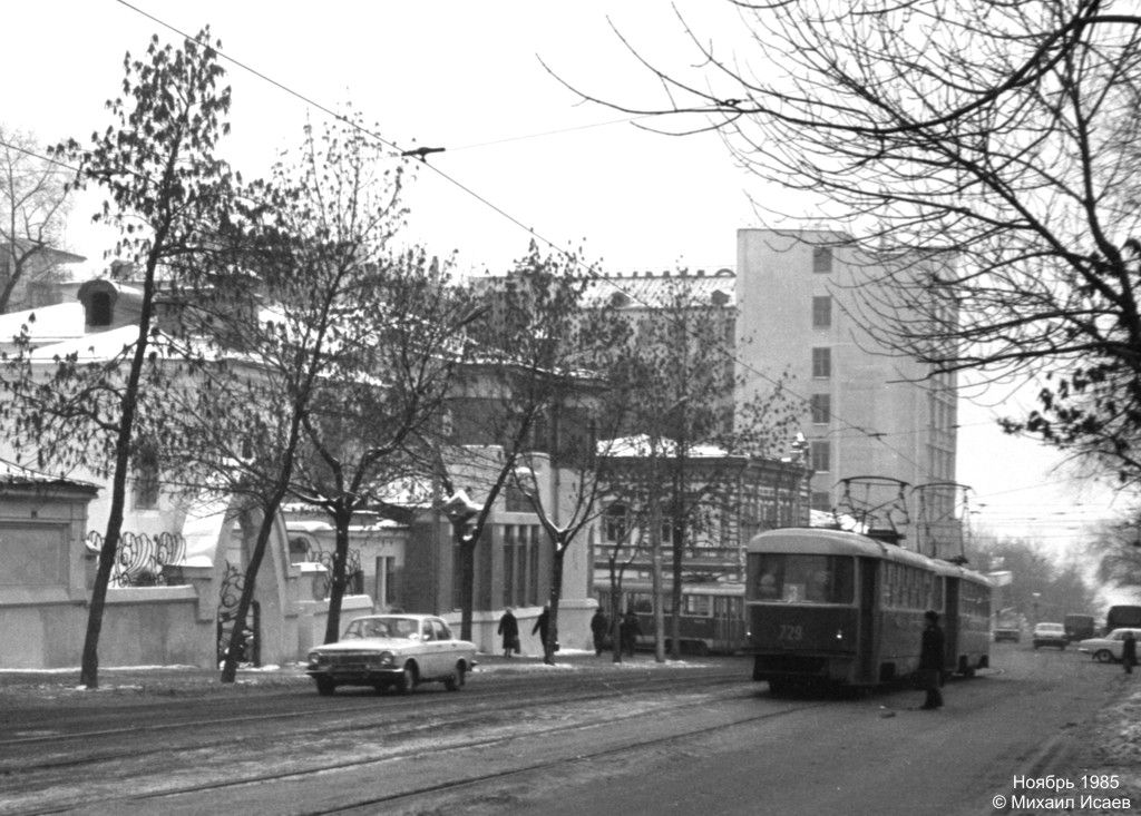 Самара, Tatra T3SU (двухдверная) № 729; Самара — Исторические фотографии — Трамвай и Троллейбус (1942-1991)