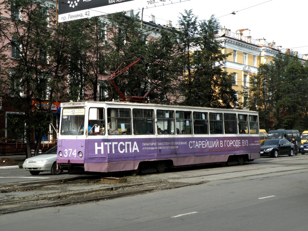 Нижний Тагил, 71-605 (КТМ-5М3) № 374