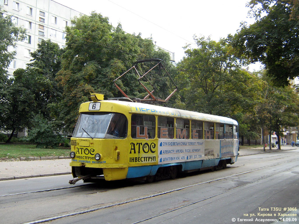 Charków, Tatra T3SU Nr 3066