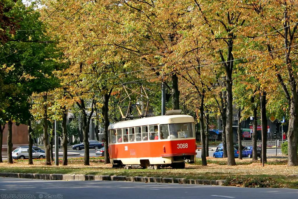 Харьков, Tatra T3SU № 3068