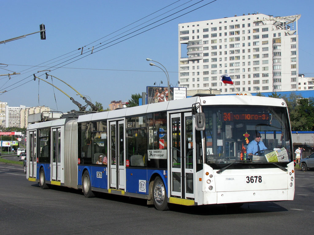 Москва, Тролза-6206.00 «Мегаполис» № 3678
