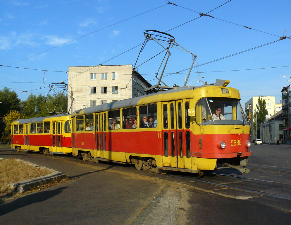 Киев, Tatra T3SU № 5686
