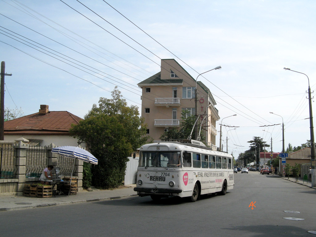 Крымский троллейбус, Škoda 9TrH27 № 7704