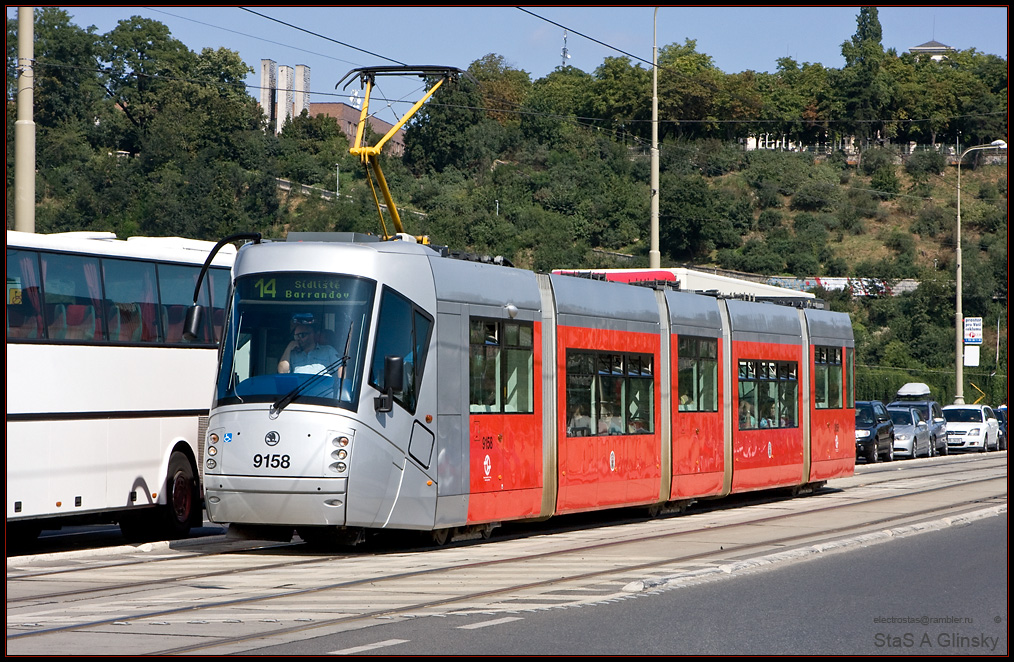 Прага, Škoda 14T Elektra № 9158