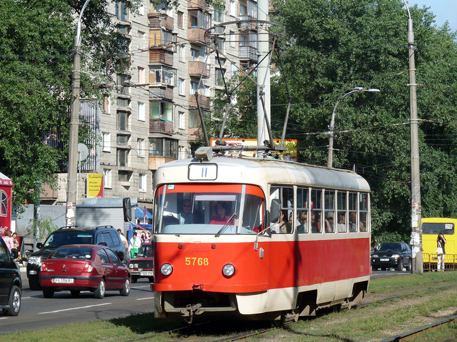 Kiova, Tatra T3SU # 5768 Kiova, Tatra T3SU # 5768