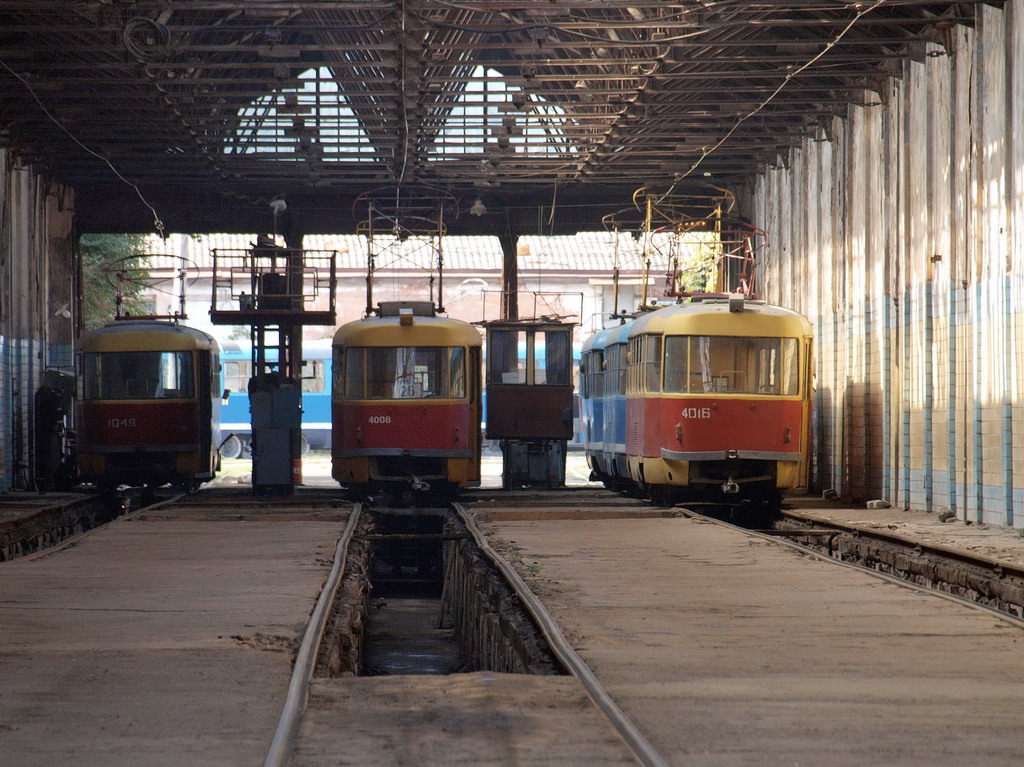 Одесса, Tatra T3SU (двухдверная) № 1049; Одесса, Tatra T3SU № 4008; Одесса, Tatra T3SU № 4016