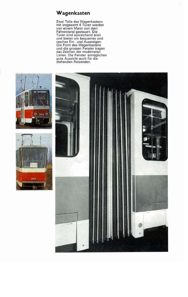 Прага, Tatra T5A5 № 0013; Прага, Tatra KT4Dt № 0014; Прага — Завод ЧКД Татра; Реклама и документация