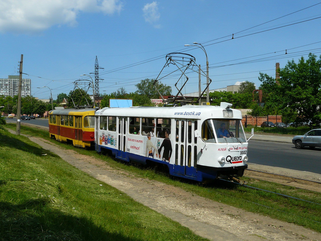 Киев, Tatra T3SU № 5552