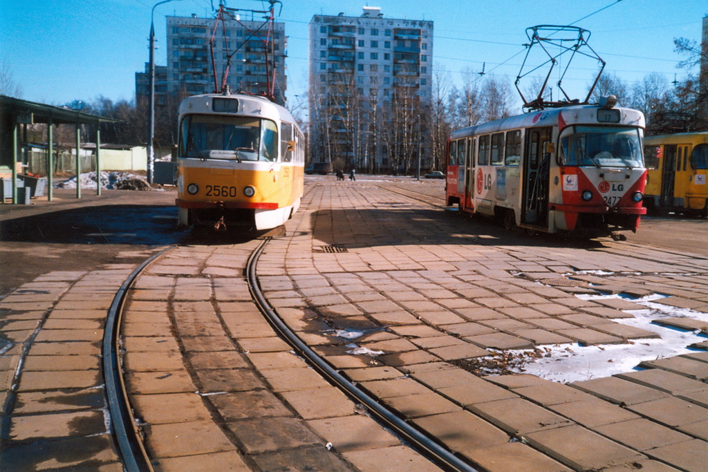 Москва, Tatra T3SU № 2560; Москва, Tatra T3SU № 2477