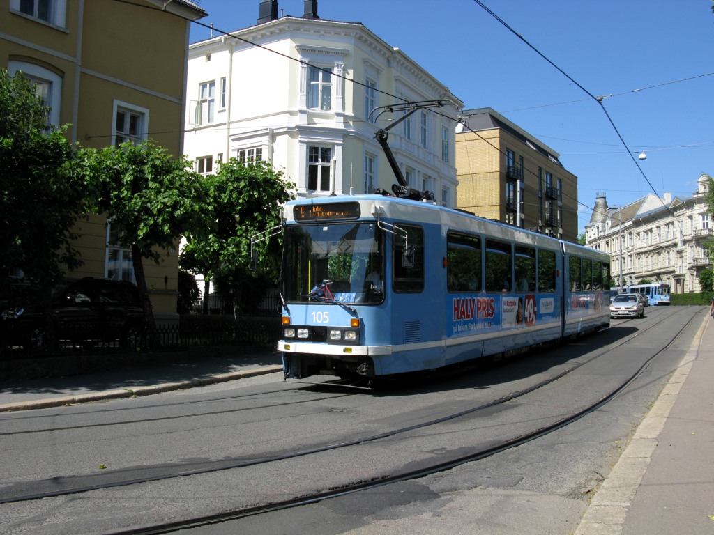Осло, Duewag SL 79/I № 105 Осло, Duewag SL 79/I № 105