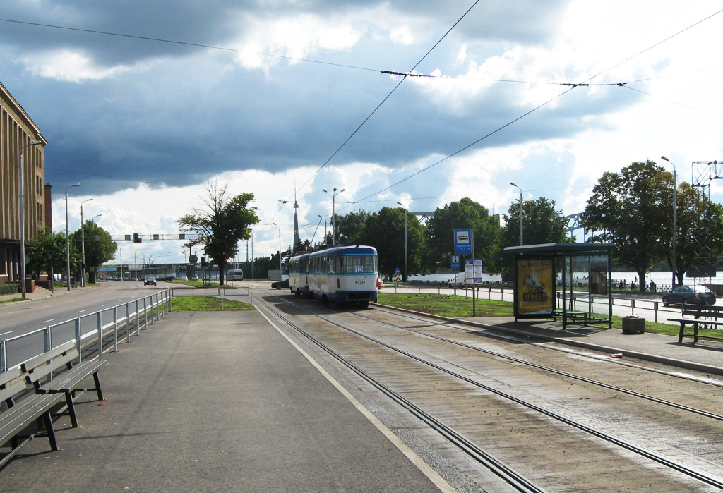 Riia, Tatra T3A № 4-2334; Riia — Tramway Lines and Infrastructure