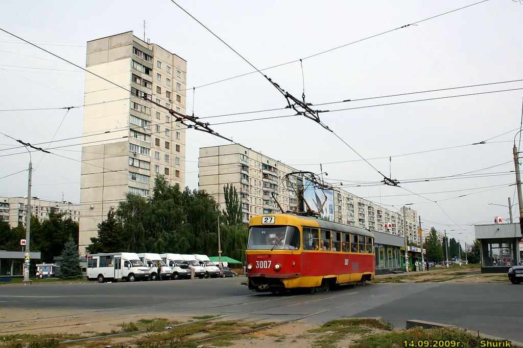 Харьков, Tatra T3SU № 3007