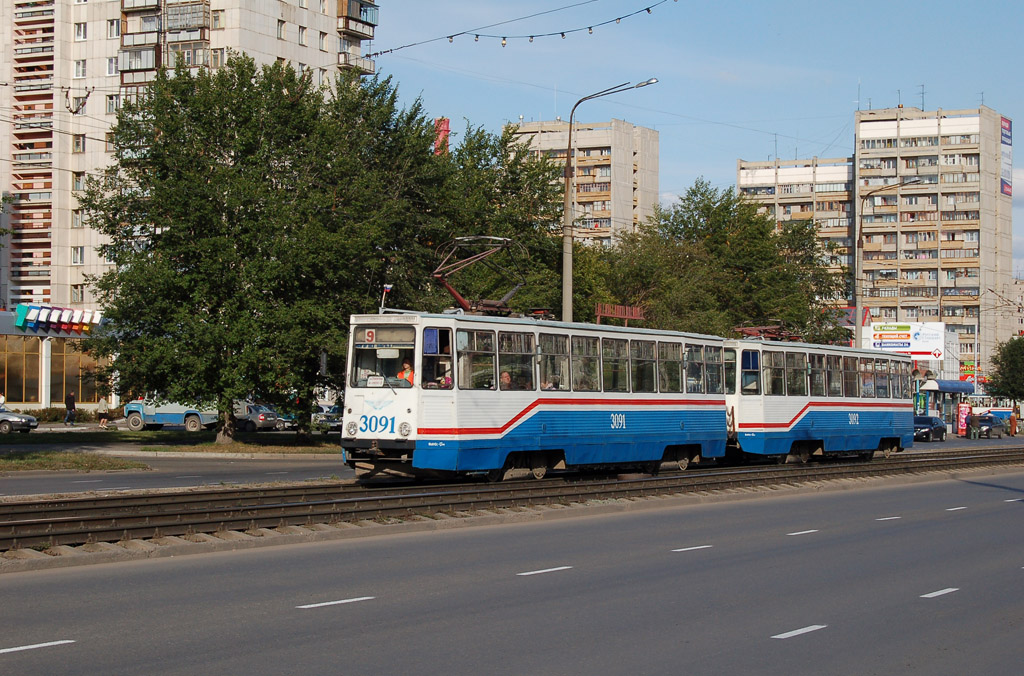 Магнитогорск, 71-605 (КТМ-5М3) № 3091 Магнитогорск, 71-605 (КТМ-5М3) № 3091