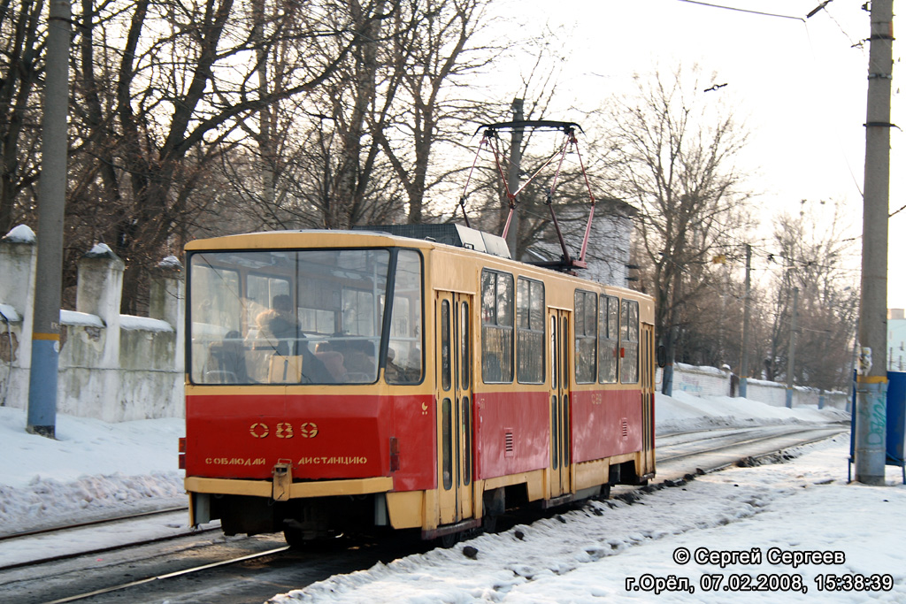 Орёл, Tatra T6B5SU № 089