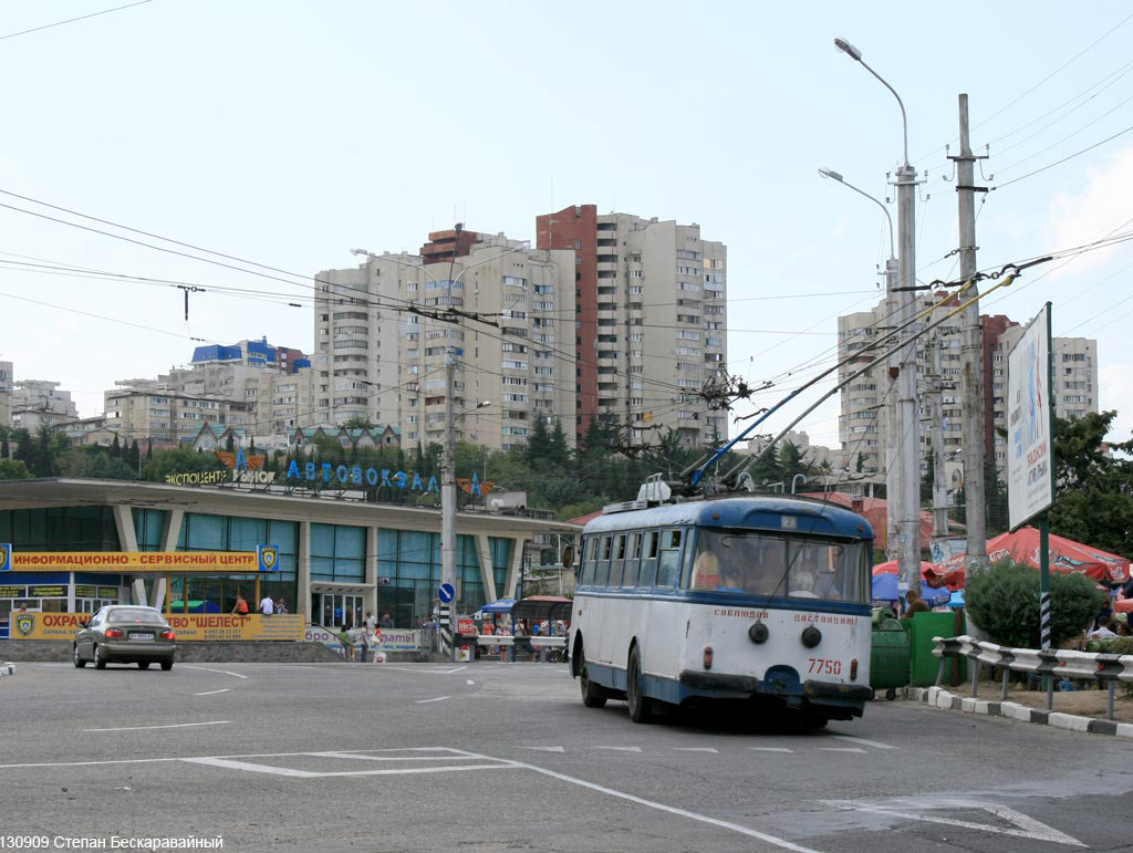 Крымский троллейбус, Škoda 9TrH29 № 7750