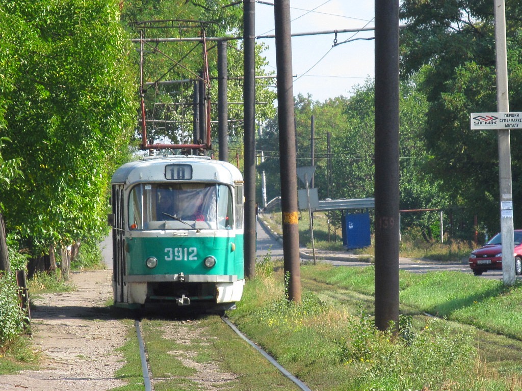 Донецк, Tatra T3SU (двухдверная) № 3912