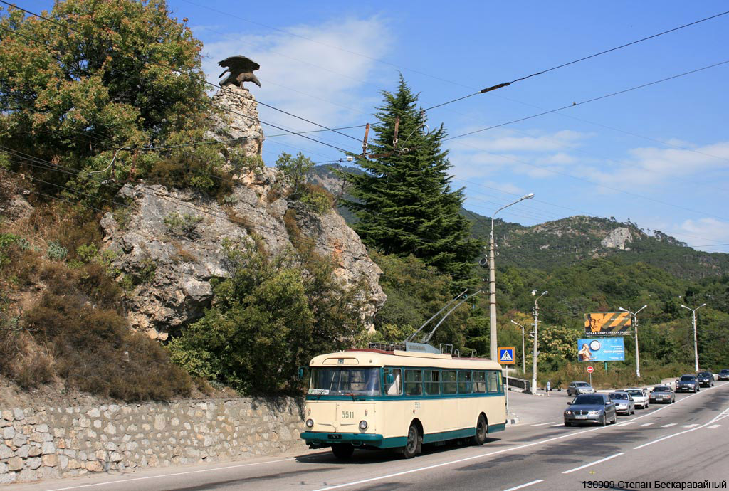 Крымский троллейбус, Škoda 9Tr19 № 5511