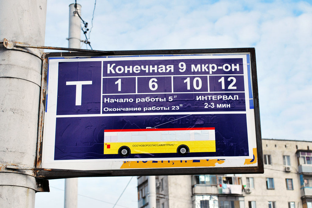 Новороссийск — Конечные станции