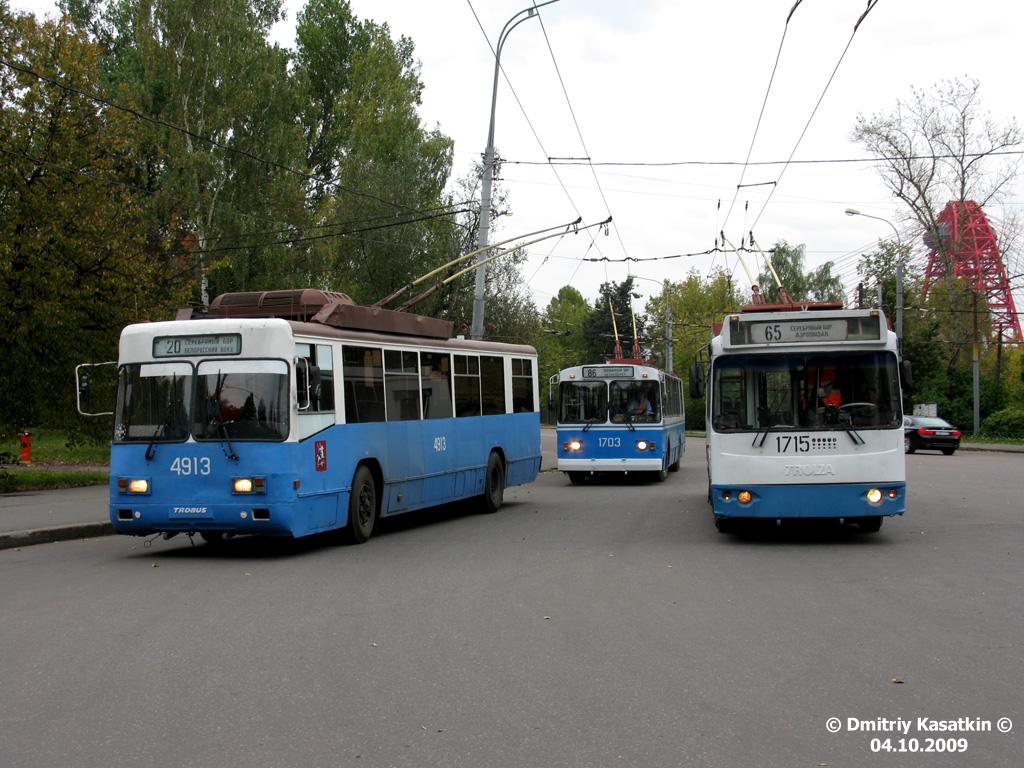 Москва, БТЗ-52761Р № 4913; Москва, ЗиУ-682Г-016.02 № 1715