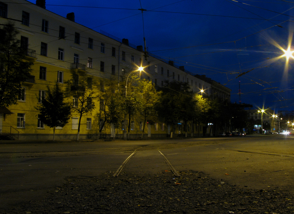 Voronezh — The remnants of Voronezh tramway