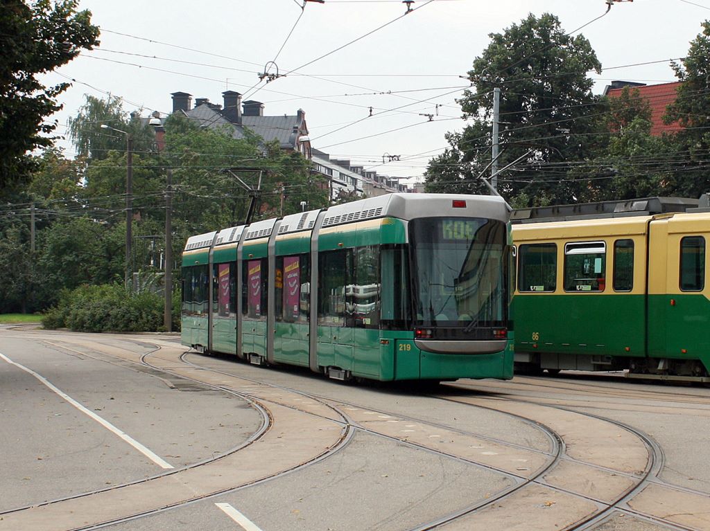 Helsinki — Espoo, Bombardier Variotram MLRV1 — 219