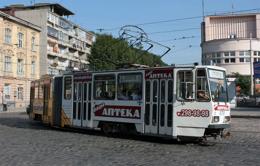 Львов, Tatra KT4D № 1170