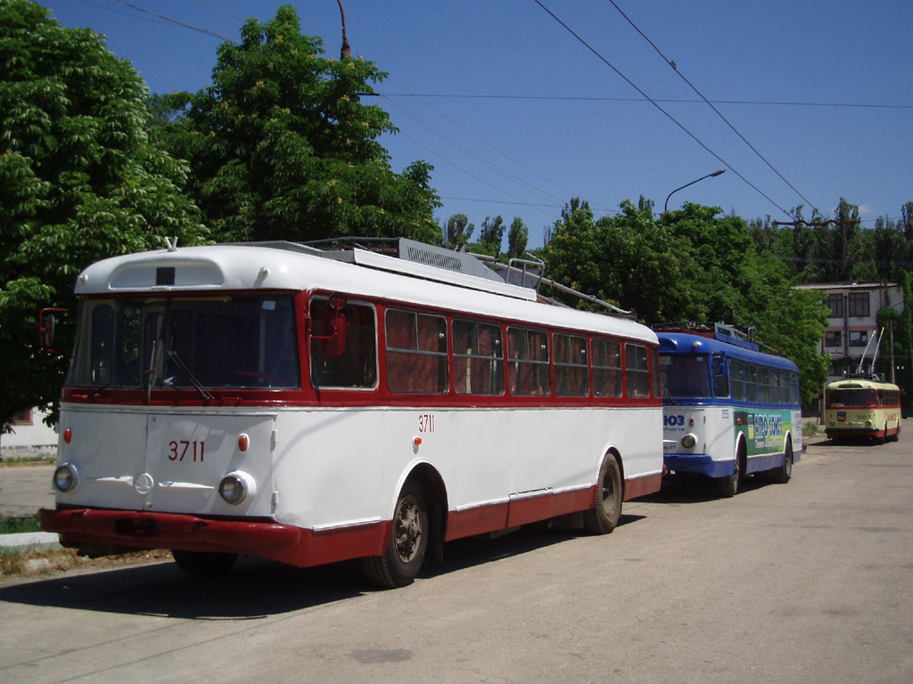 Крымский троллейбус, Škoda 9TrH27 № 3711