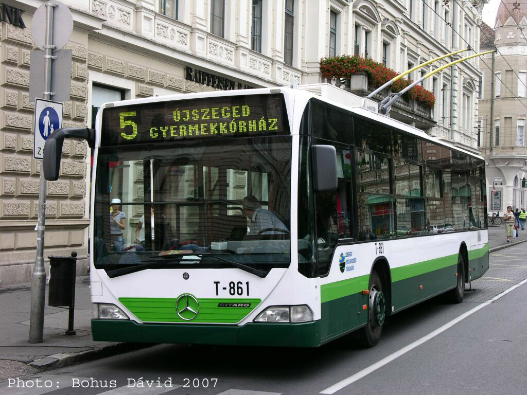 Сегед, Mercedes-Benz O530 Citaro Tr12/TV.EU № T-861