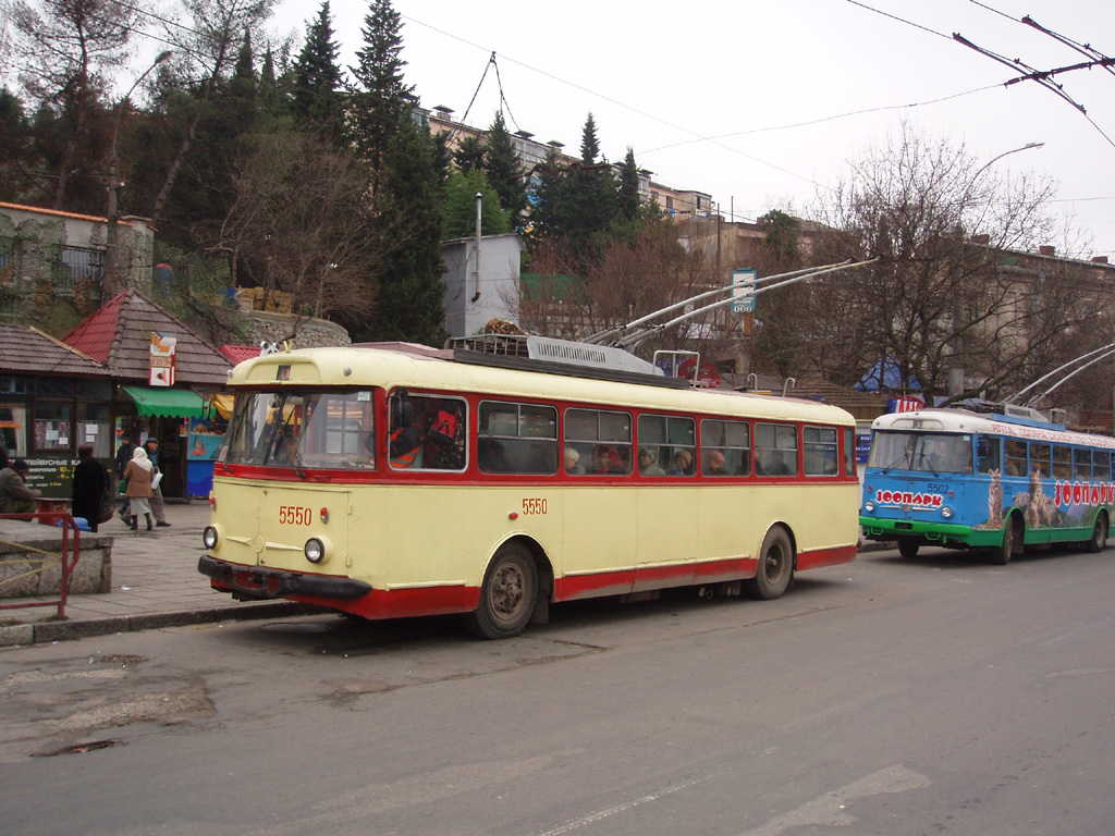 Крымский троллейбус, Škoda 9Tr21 № 5550